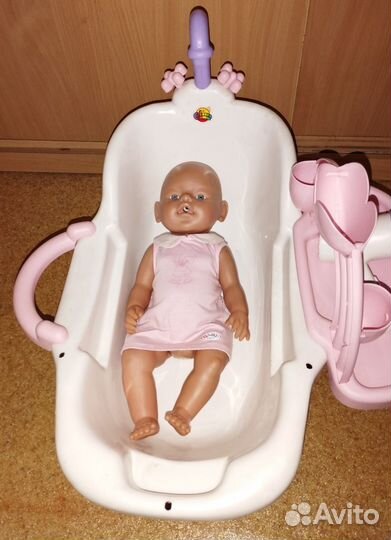 Пупс/ Ванная бейби бон/стульчик
