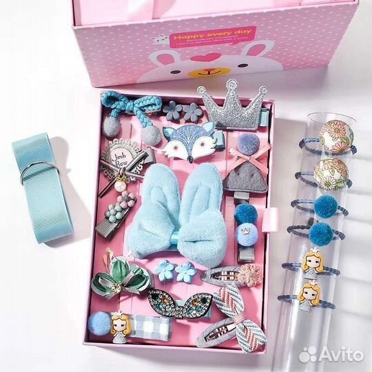 Набор заколок и резинок