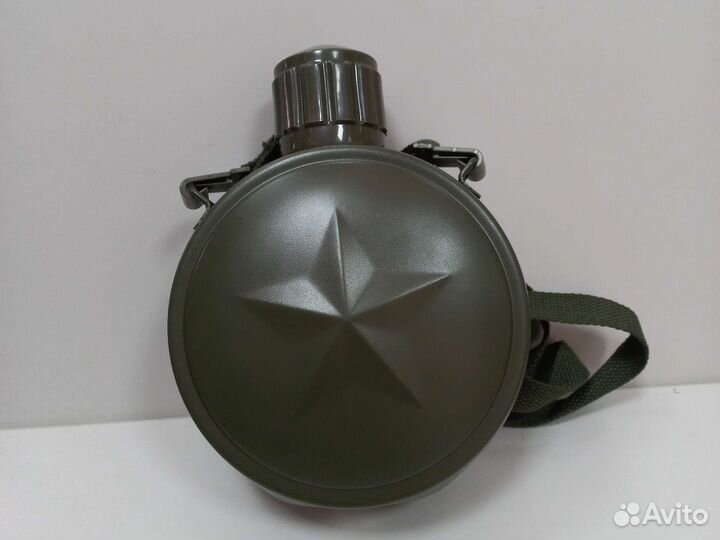 Фляжка тактическая нержавейка с компасом