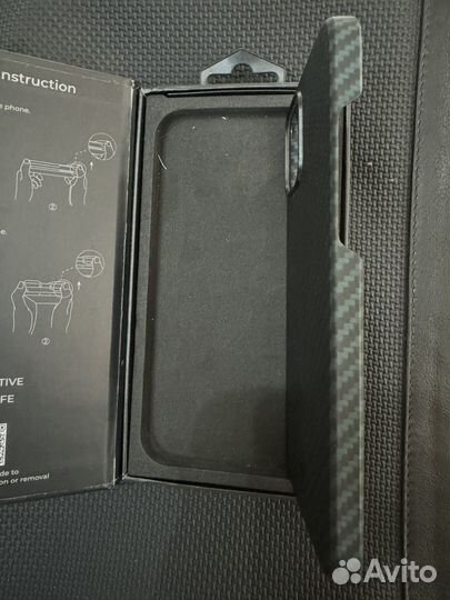 Чехол на iPhone 12 pro max pitaka синий