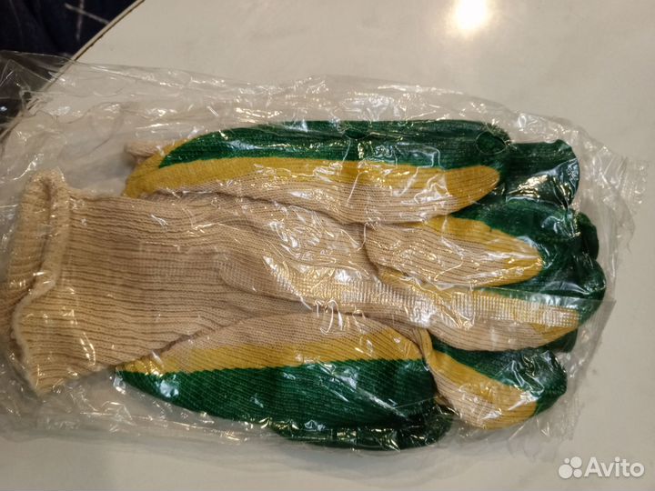 Перчатки рабочие резиновые