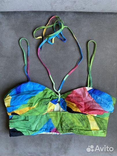 Льняной топ новый H&M