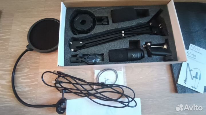 Микрофон Fifine T669 (Пантограф, Тренога)