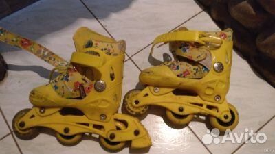 Раздвижные коньки роликовые 31-33