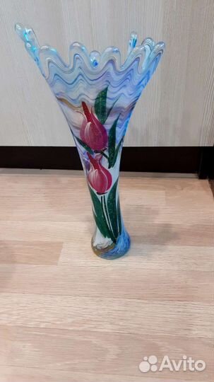 Ваза для цветов стекло