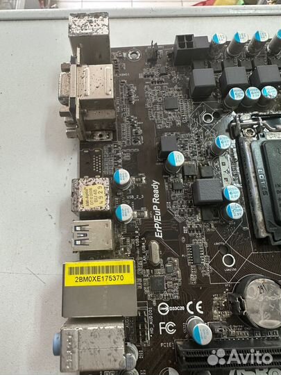 Нерабочая плата 1155 B75M-GL