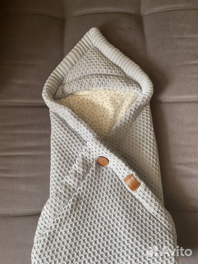 Конверт - плед 2 в 1 Universal вязаный Loomknits