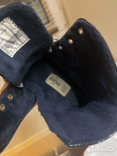 Ботинки для девочки утепленные 29 осень-весна