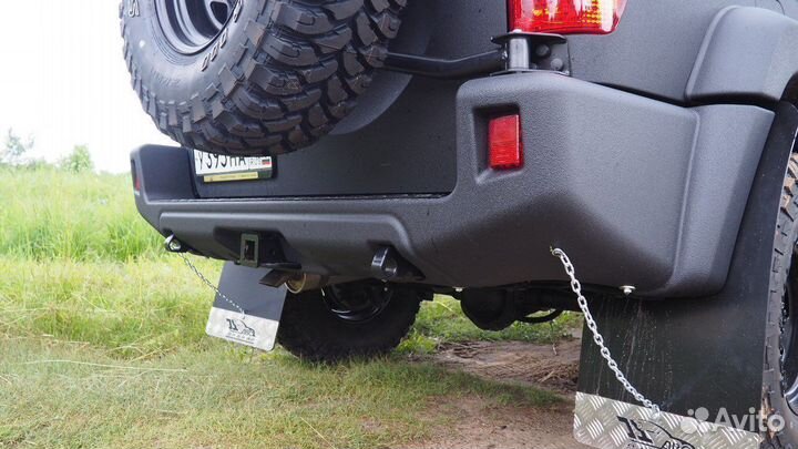 Силовой бампер задний 