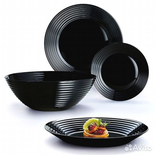 Столовый сервиз Luminarc Harena Black 19 предметов