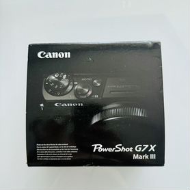 Canon g7x mark iii новый