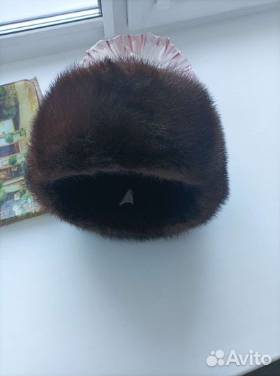 Норковая мужская шапка