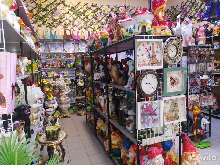 Садовые фигуры интерьерные из гипса