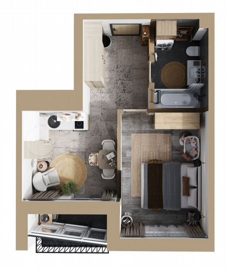 1-к. квартира, 35,6 м², 6/18 эт.