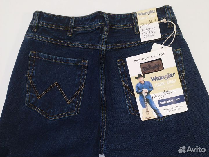 Джинсы Wrangler Premium Стрейч Великаны W:36-46