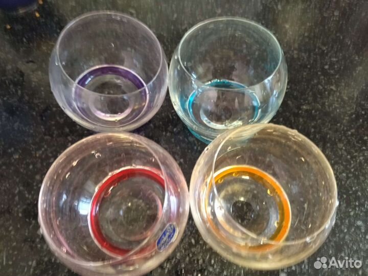 Бокалы неваляшки богемия