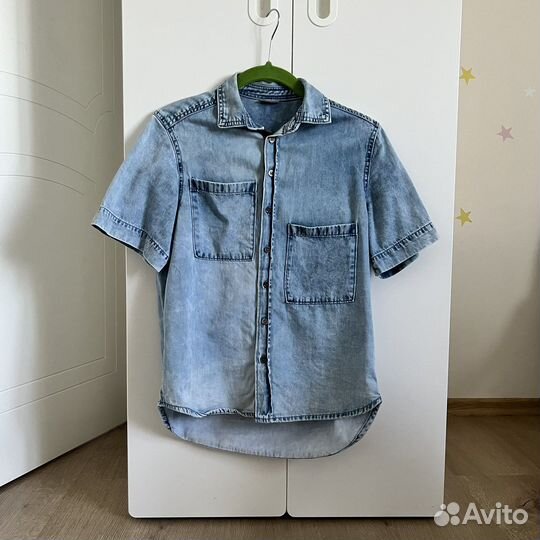 Джинсовая рубашка Gulliver 140