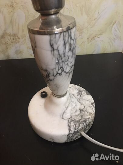 Настольная лампа СССР мрамор
