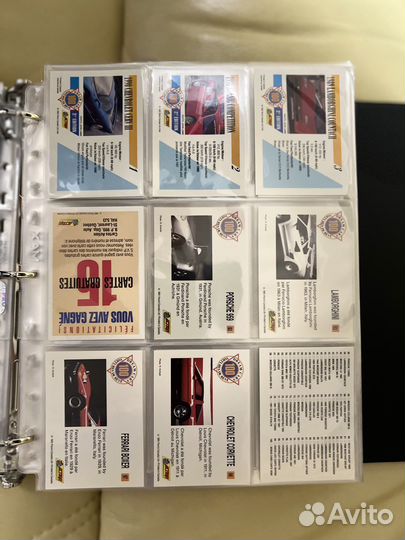 Коллекционные карты Автомобили мечты Dream Cars