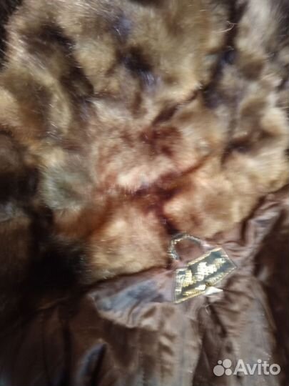 Шуба с капюшоном