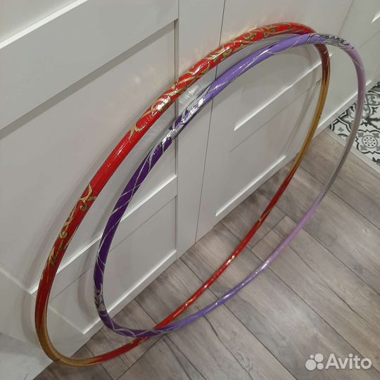 Обмотка обруча для художественной гимнастики