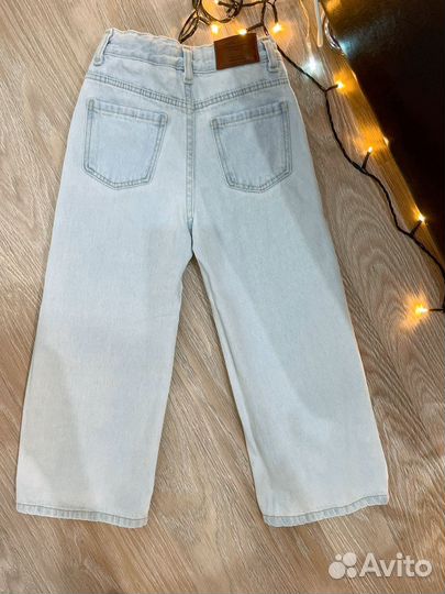 Джинсы широкие для девочки
