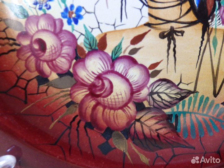 Панно круглое. Фаянс. Ф-16 см. 