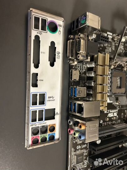 Материнская плата asus Z97M-plus