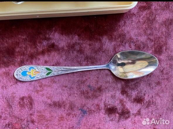 Набор десертных ложик СССР