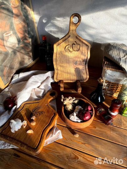 Доска разделочная проварена в масле или набор