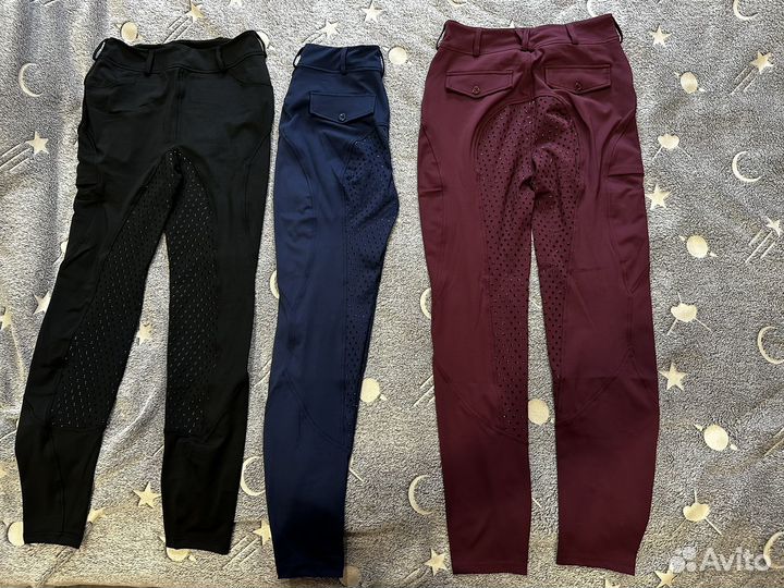 Бриджи/леггинсы для конного спорта с полной леей M