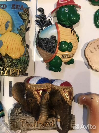 Набор магнитиков из 14 щтук из зарубежья