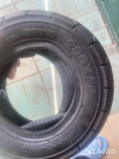 Покрышка с камерой на электросамокат kugoо m2