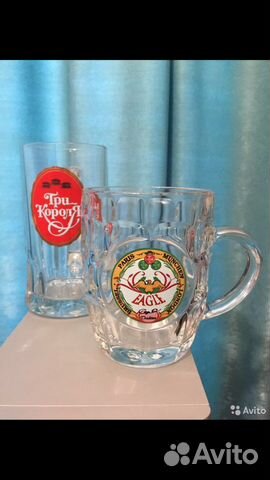 Бокалы пивные. Фужеры коньячные