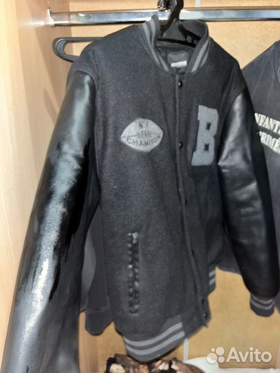 Бомбер мужской(мотокуртка)