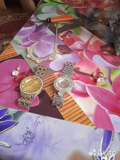 Часы, подвеска, кольцо