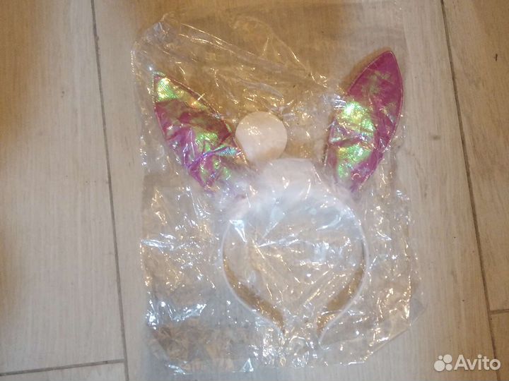 Обруч ушки зайки, светящиеся