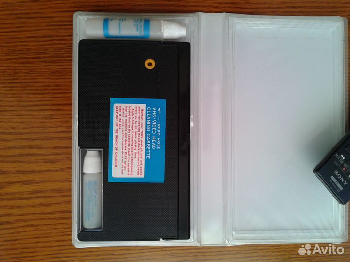 Чистящая VHS кассета для видеомагнитофонов
