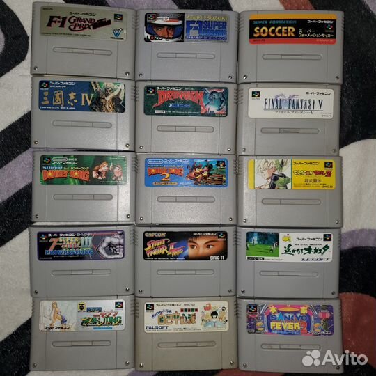 Картриджи, игры на Nintendo Super Famicom (Japan)