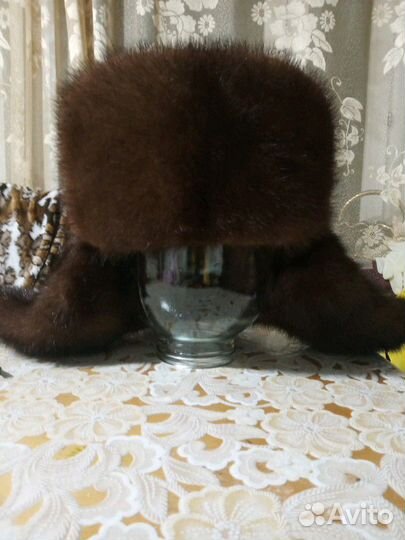 Норковая шапка ушанка