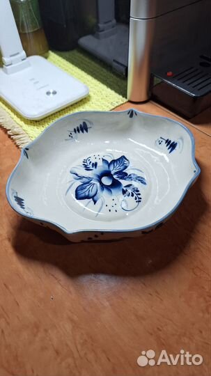 Маленькая фруктовница Гжель