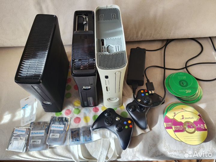Xboxсы 360 250gb 3 штуки/ чипы для чиповки