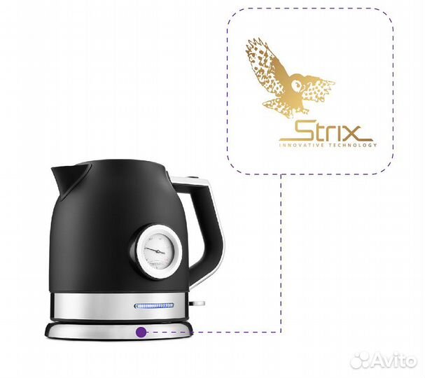 Чайник Kitfort кт-692-1 черный