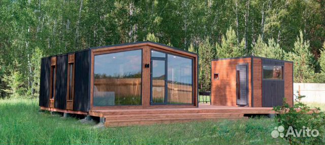 Каркасный дом в Туапсе гараж