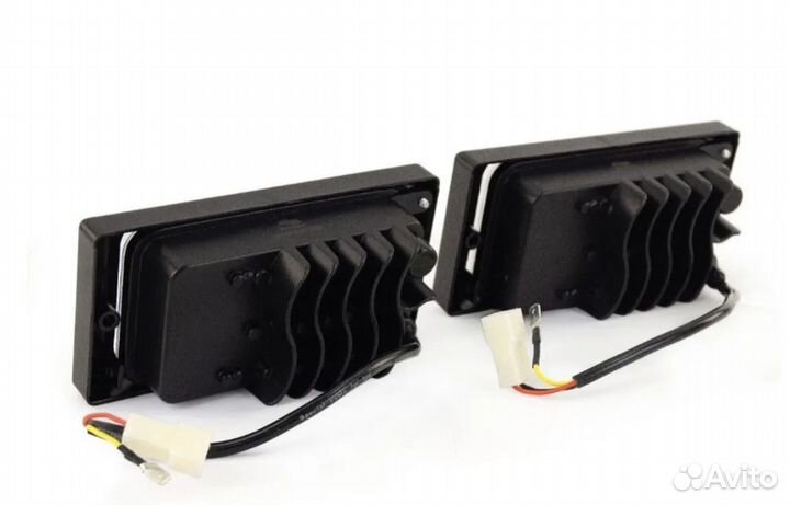 Диодные птф SAL-MAN для ваз 2110-2115 2 режима(бли