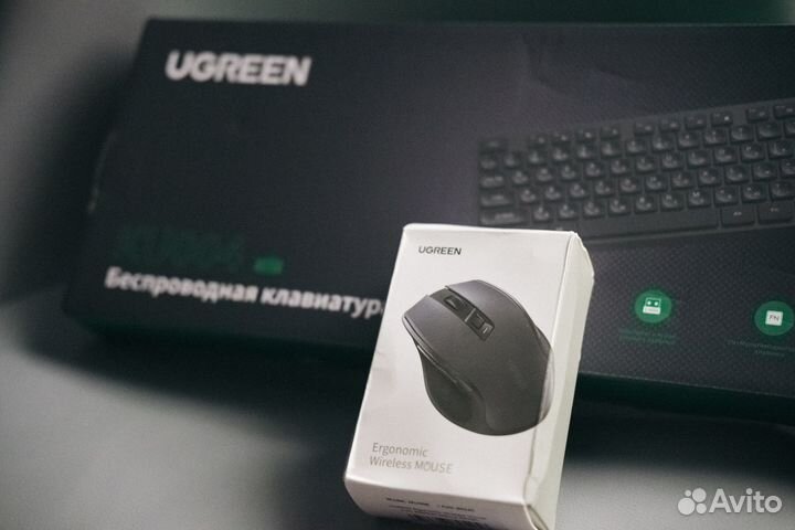 Клавиатура и мышь Ugreen. Беспроводные. Новые