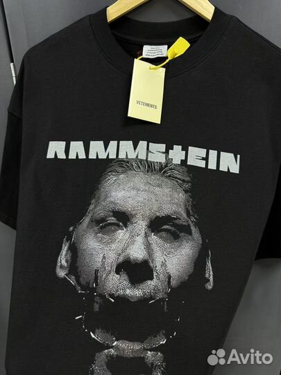 Футболка Vetements rammstein oversize (унисекс)