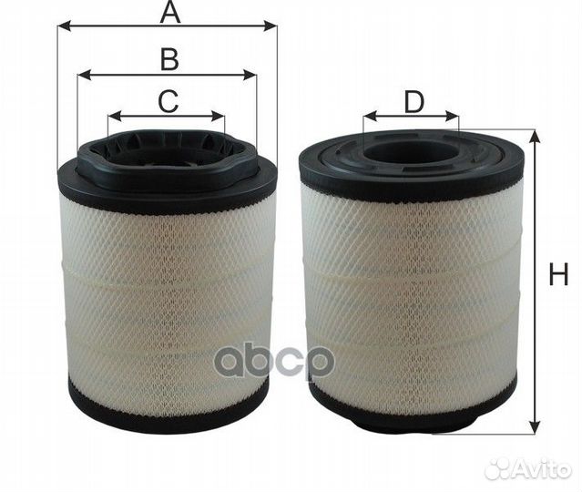 Фильтр воздушный (внешний) scania AG 1119 Goodwill