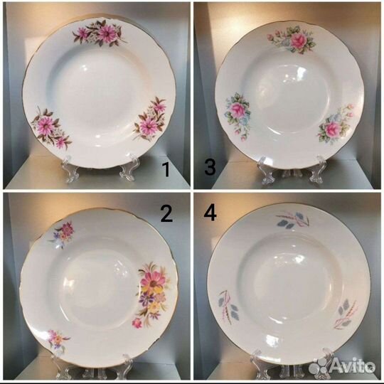 Тарелки фарфор винтаж Япония Yamatsu новые