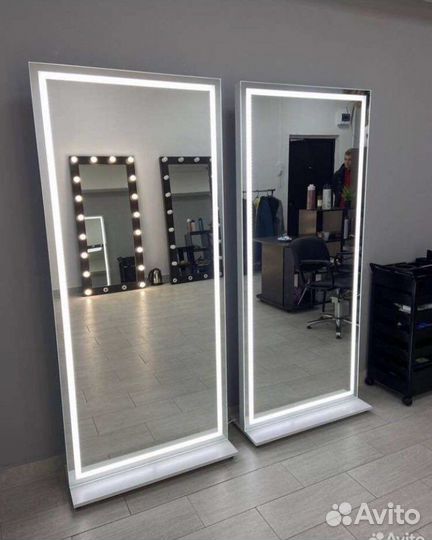 Зеркало напольное с LED подсветкой